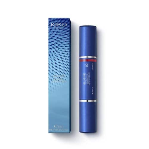 پرایمر لب و رژلب دو سر کیکو میلانو Blue Me 3d Effect Lipstick Duo Kiko Milano