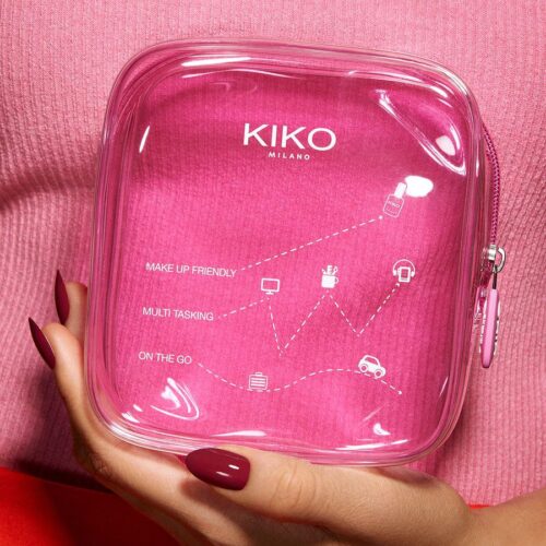 کیف آرایشی شفاف کیکو میلانو مدل Mini Clutch Bag Kiko Milano