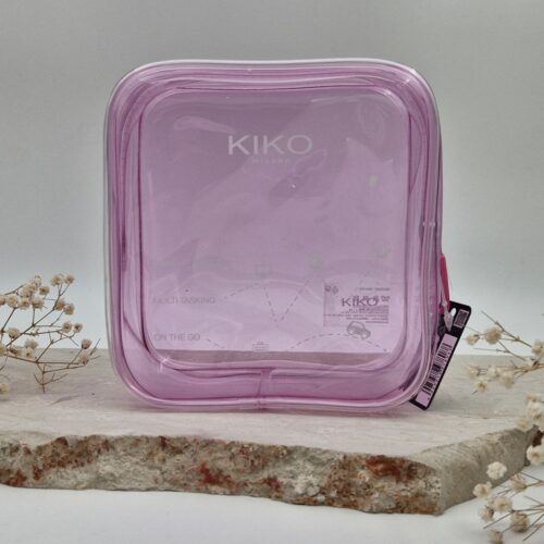 کیف آرایشی شفاف کیکو میلانو مدل Mini Clutch Bag Kiko Milano