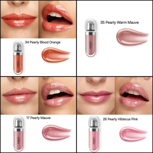 لیپ گلاس ۳دی هایدرا کیکو میلانو مدل 3D Hydra Lipgloss Kiko Milano