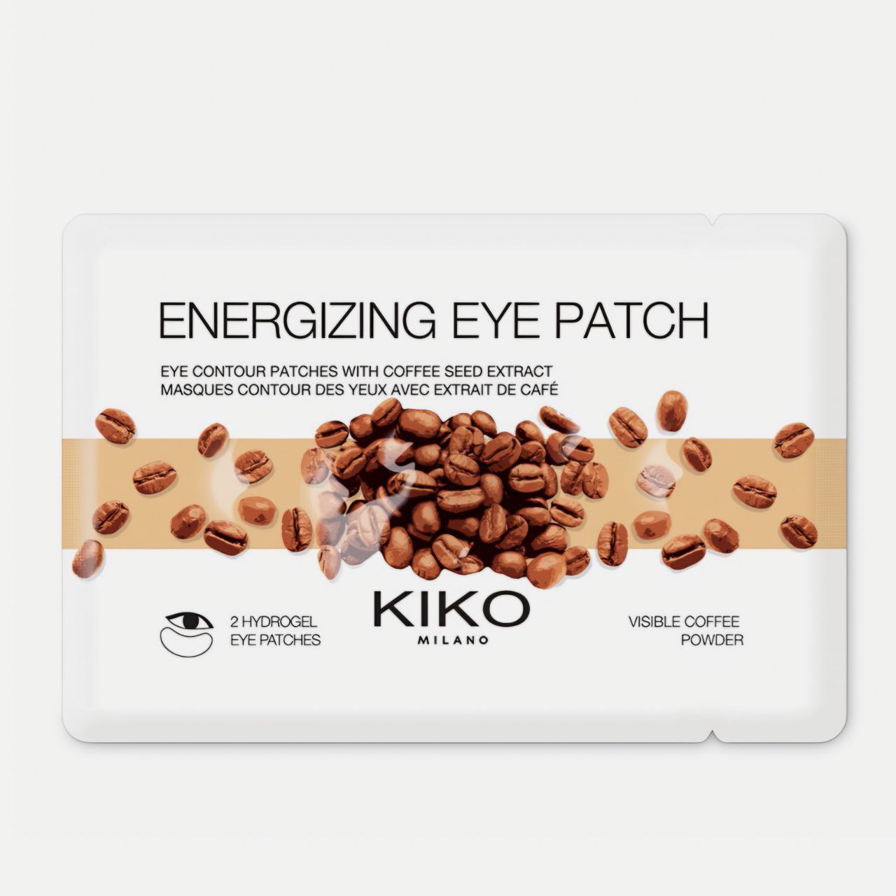 ماسک چشم هیدروژل انرژی زا با عصاره قهوه کیکو میلانو مدل Energizing Eye Patch Kiko Milano