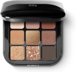 پالت سایه چشم ۹ رنگ گلامور کیکو میلانو Glamour Multi Finish Eyeshadow Palette Kiko Milano