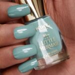 لاک ناخن براق دیزنی کیکو میلانو کد 02 مدل Disney The Little Mermaid Nail Lacquer Kiko Milano