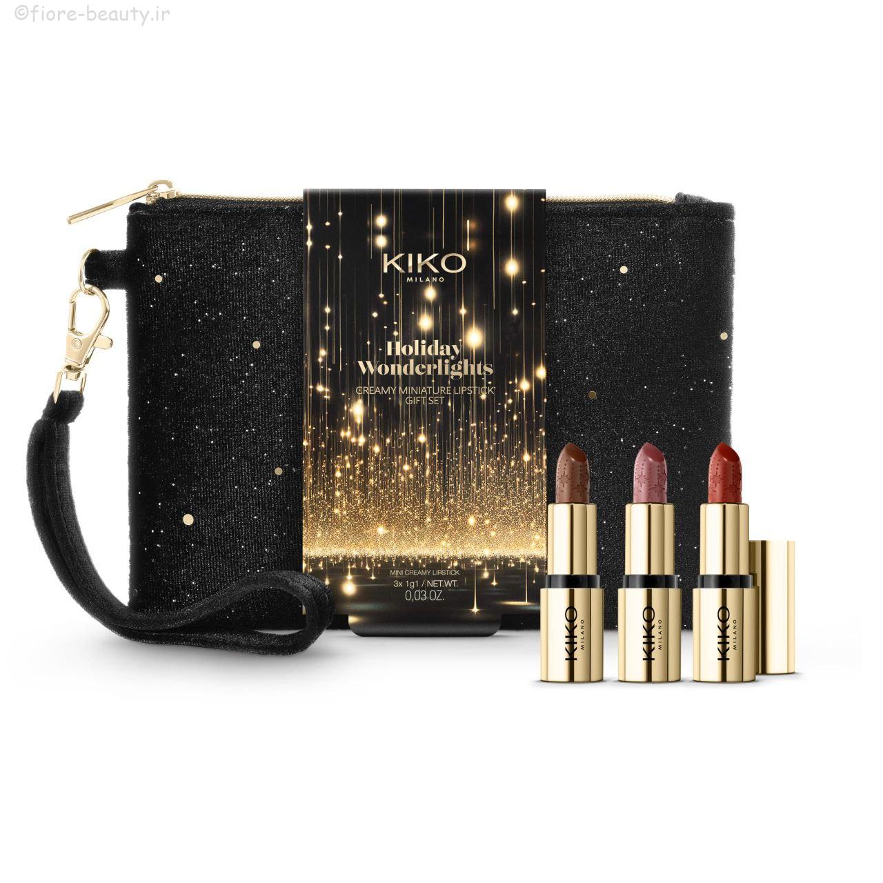 Holiday wonderlights creamy miniature lipstick gift set