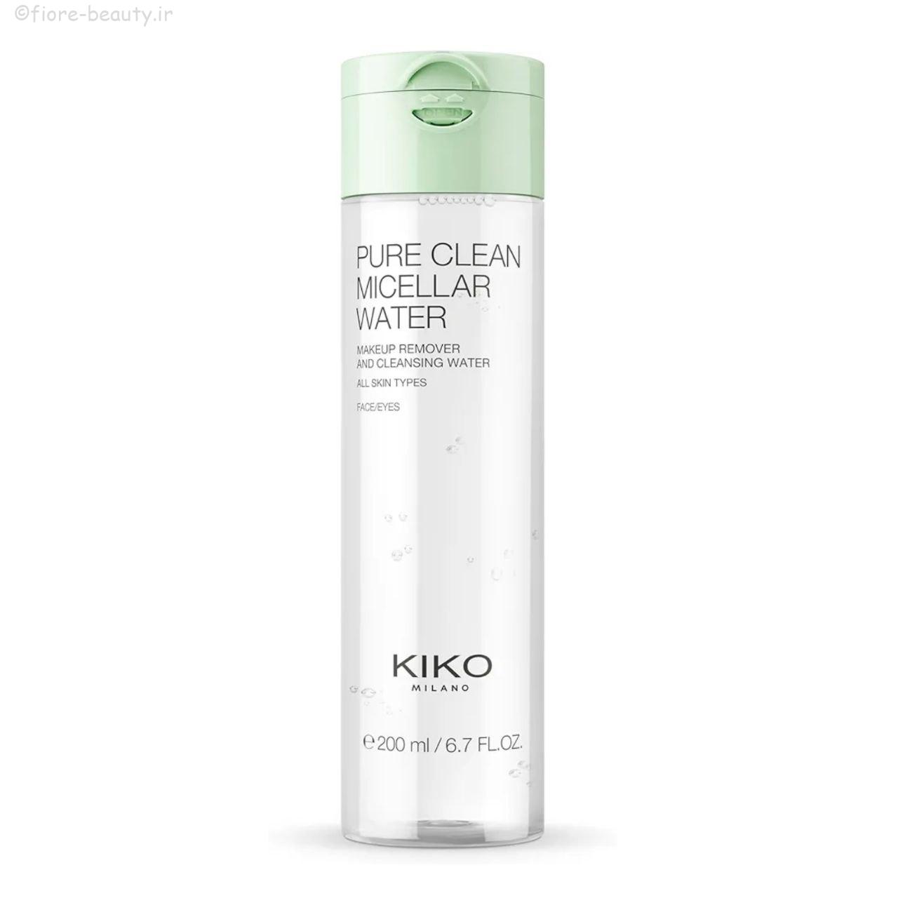 پاک کننده میسلار واتر کیکو میلانو مدل New pure clean micellare water kiko milano