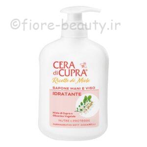 صابون شوینده و مرطوب کننده دست و صورت و بدن چرادیکوپرا، حاوی عسل، گلیسیرین و شکوفه های بادام ۲۰۰ میل