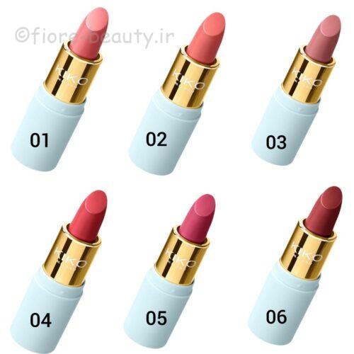 رژ لب جامد کیکو میلانو مدل بریجرتون Bridgerton ballroom beauty satin shine lipstick kiko milano - Image 2