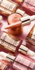هایلایتر مایع صورت و بدن کیکو میلانو Glow fusion highlighting drops kiko milano - Image 7