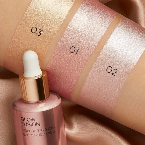 هایلایتر مایع صورت و بدن کیکو میلانو Glow fusion highlighting drops kiko milano - Image 3