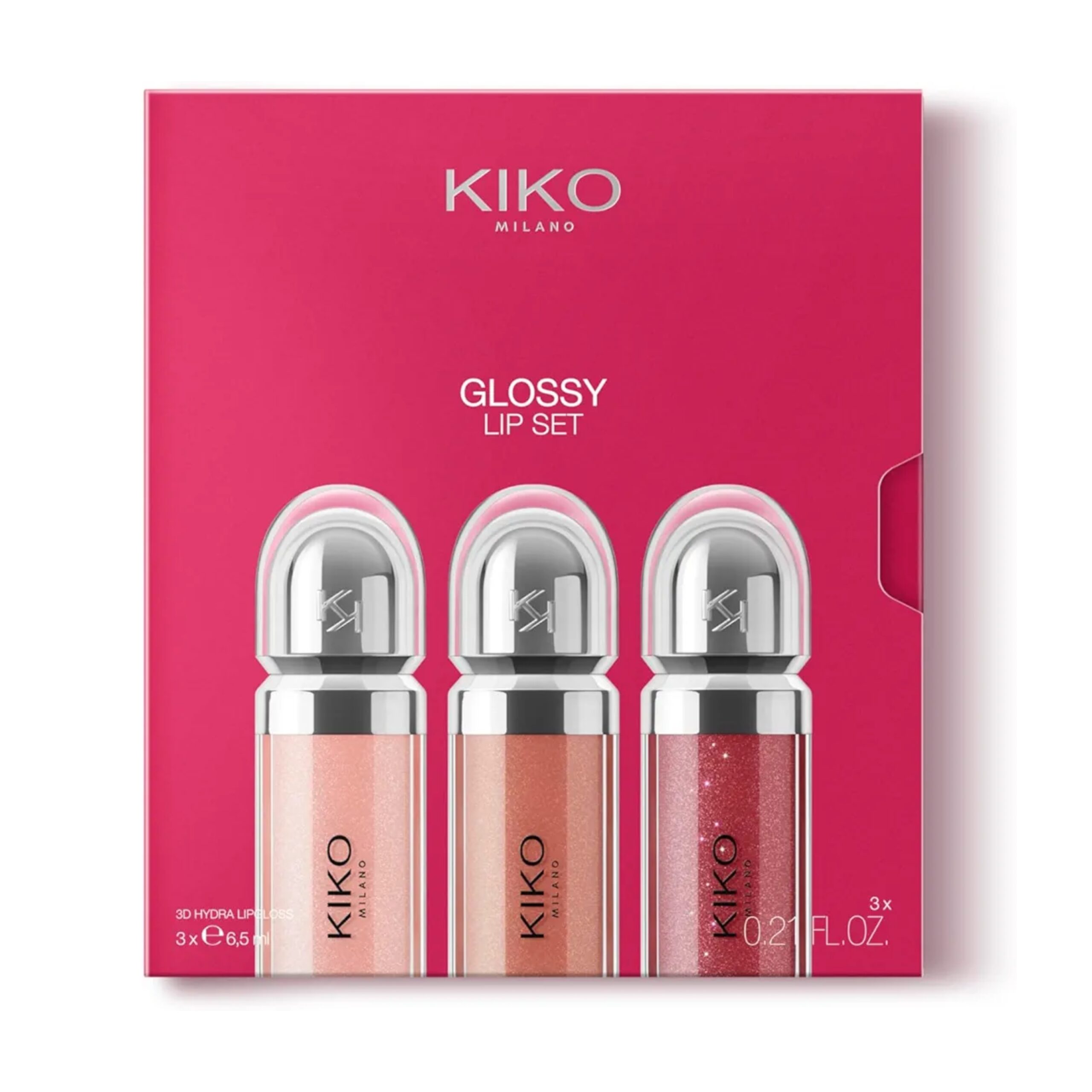 Polish_20260708_152649071 ست لیپگلاس سه تایی کیکو میلانو Kiko Milano Glossy lip set - Image 1