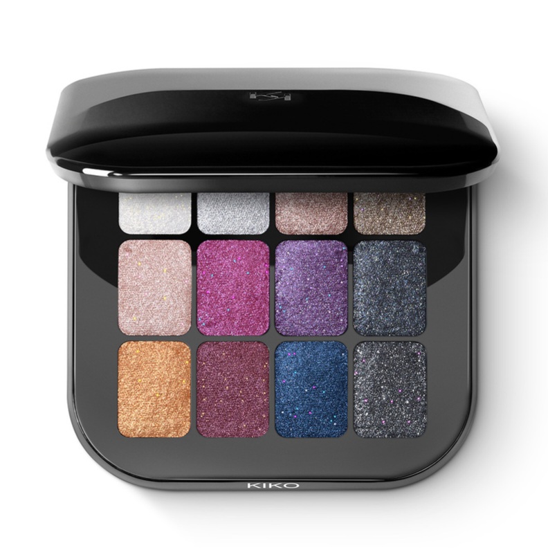 CULT COLOURS EYESHADOW PALETTE - 02 SHOCKING SPARKLE SHADES پالت سایه چشم دوازده رنگ کیکو میلانو New Cult Colors Eyeshadow Palette kiko milano - Image 1